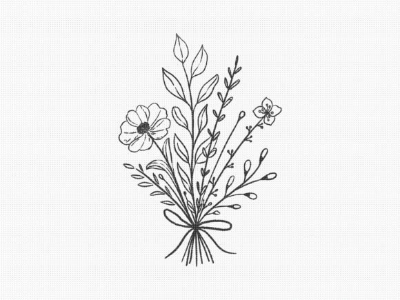 Download Floral Bouquet SVG Flower Clipart - Bouquet svg Collection