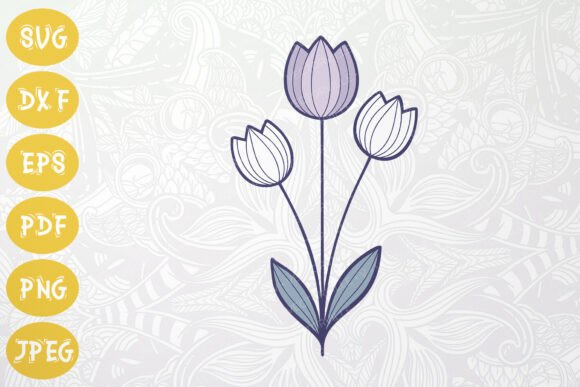 Download Tulip Bouquet SVG Elegant Floral Crafts - Bouquet svg Collection