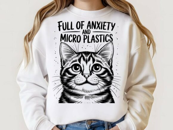 Download Cat Anxiety Dark Humor SVG. - Dark humor svg Collection