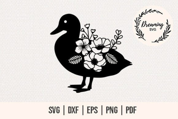 Download Duck Flower Bouquet Svg - Floral Animals - Bouquet svg Collection
