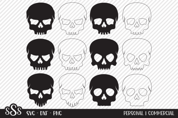 Download Skull Bundle - Halloween Designs - Halloween designs Collection