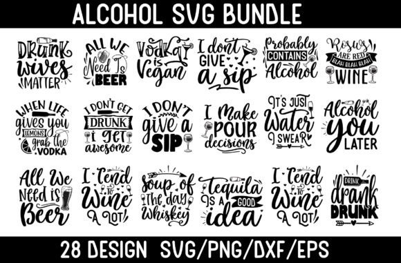 Download Alcohol Svg Bundle, Alcohol Quotes Svg B - Alcohol quote Collection